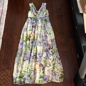 Floral Sleeveless Maxi Dress